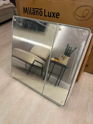 Brand New Milano Luxe Mirrored Bathroom Cabinet – 80cm
