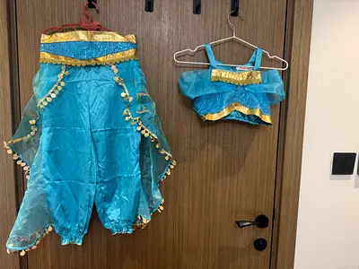 Jasmine Princess Costume – Girls’ Size 7–8 💙✨