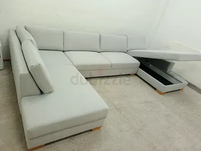Ikea Sorvallen storage space sofa neat and clean