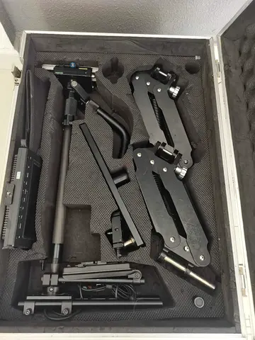 Steadicam stabilizer with a flight case