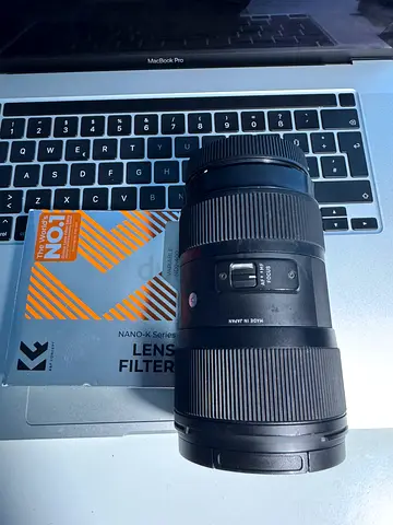 Lens canon sigma 18-35 with nd filter