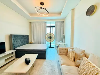 Furnished Studio | Creek Views by Azizi | Balcony & Skyline View