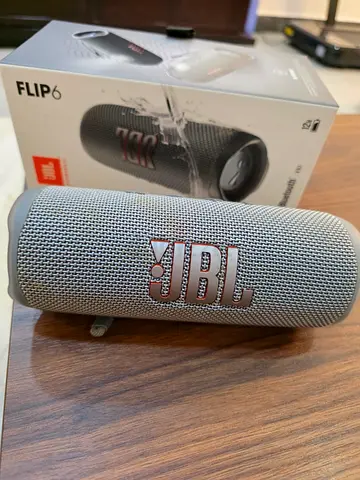JBL Flip 6 Portable Bluetooth Speaker - Grey (Like New)