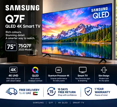 Samsung 75inch smart QLED 4K