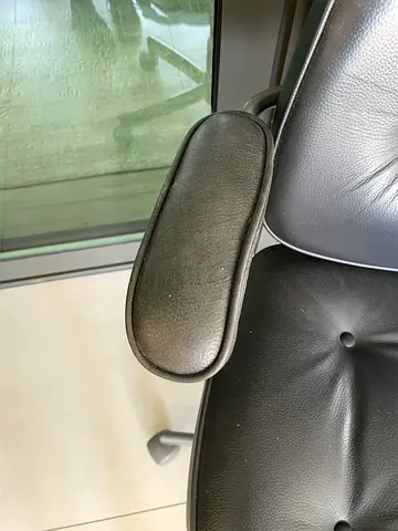 Ikea Black Leather Office Chair