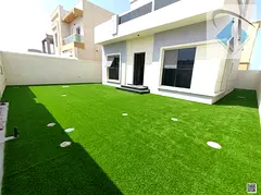 A villa with spacious areas; the villa is ready for occupancy.