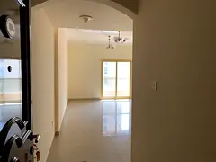 One-bedroom apartment in Al Qasimia, Sharjah. Second tenant, balcony with open view, central AC, fre