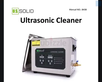 U.S. Solid Ultrasonic Cleaner, 40 KHz Stainless Steel Ultrasonic Cleaning Machine with Digital Timer