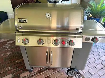 Weber Genesis Stainless Steel Gas BBQ Grill