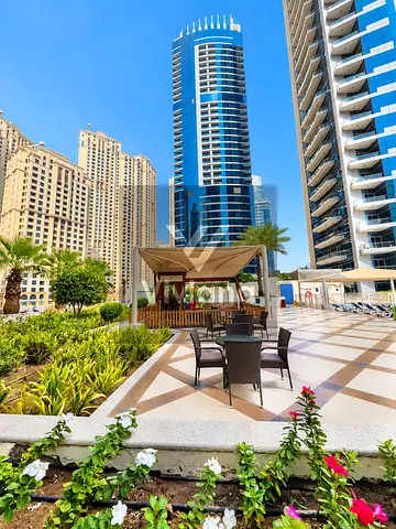 1-Bedroom Unfurnished Apartment for Rent | Bay Central West Tower | Dubai Marina