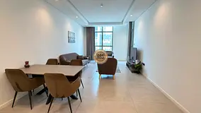 Fully furnished, huge 2bhk with maids room rent only 130k