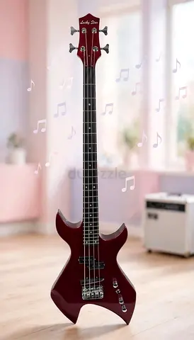 Lucky star Four string bass guitar