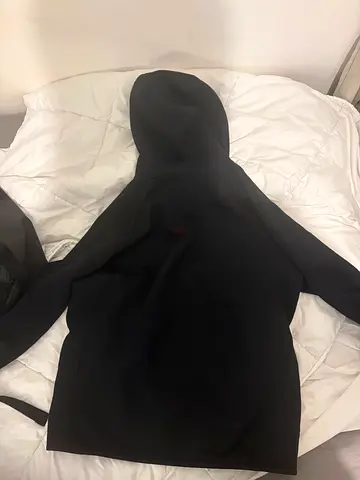 Black hooded sweatshirt / hoodie - good condition