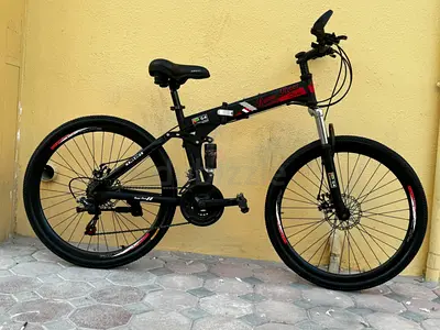 Mountain bicycle foldable 26" Free delivery used refurbished tyres breaks all ok
