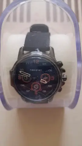 Naxelan Men's Black Sport Watch - Good Condition