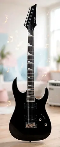 Dream maker Electric Guitar Rytham- Glossy Jet Black