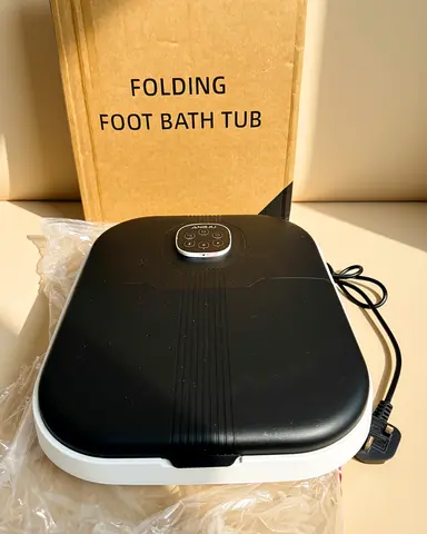 Folding Electric Foot Bath Tub – Compact Heated Foot Spa (New, open box)