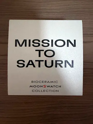 Omega x Swatch MoonSwatch Mission to Saturn - Brand New