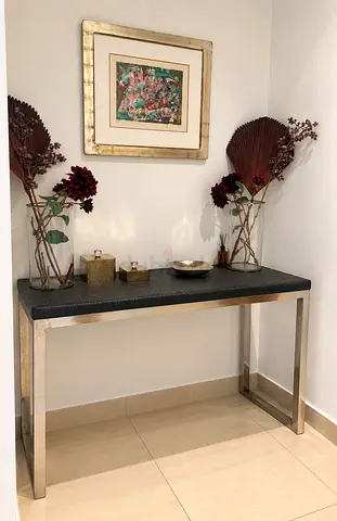 The one entrance table chrome