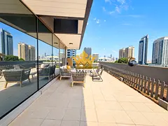 Spacious Furnished 2BR with Huge Private Terrace | The Matrix Tower, Dubai Sports City