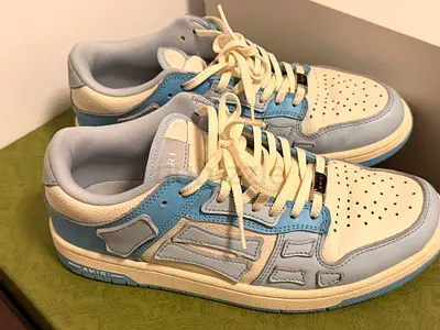Amiri blue sneaker in size 40.