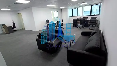 Fully Furnished Office for Rent, Ready to Move, Prime Location, Falcon Tower, Ajman