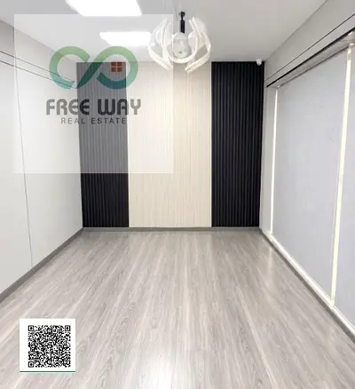 A fully finished office with excellent finishing 📍 Very prime location in Al-Rashidiya 3 ❄️ Air conditioning included for free