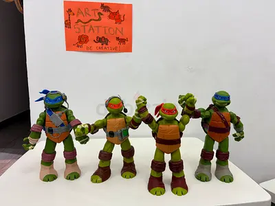 Teenage Mutant Ninja Turtles action figures set – 4 figures