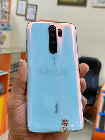 Redmi Note 8 Pro smartphone in good condition with triple rear cameras