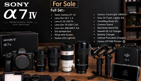 Sony Camera & Fully Setup for sale