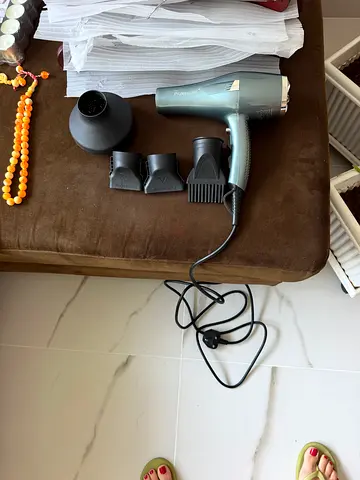 Used hair dryer with nozzles and diffuser - good working condition