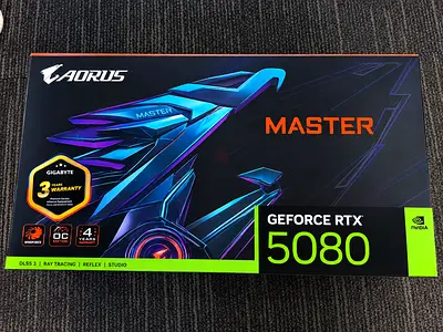 Aorus GeForce RTX 5080 Master GPU - Brand New in Box, unopened