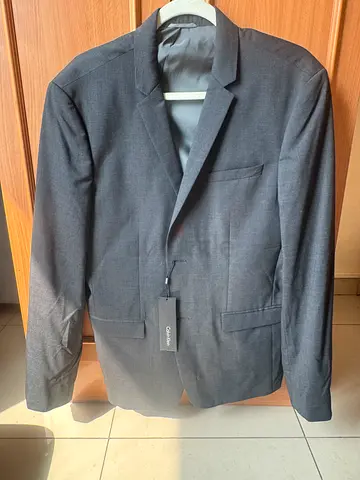 Calvin Klein Grey Men’s Blazer - New with Tags, Size 50
