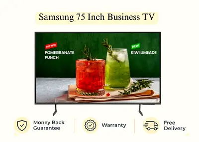 Samsung 75 Inch BE75D-H Crystal UHD 4K Business TV BE75D-H