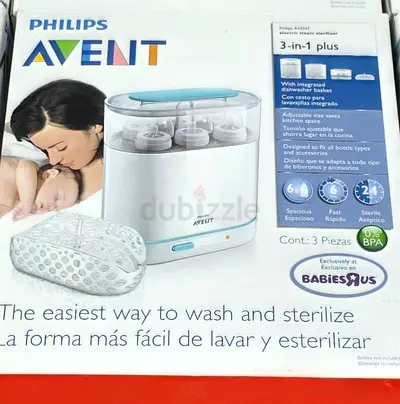 Philips Avent 3-in-1 Electric Steam Sterilizer From USA. Brandnew. Never Used. AED 295 Only!