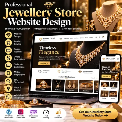 Luxury Jewellery Store Website Design