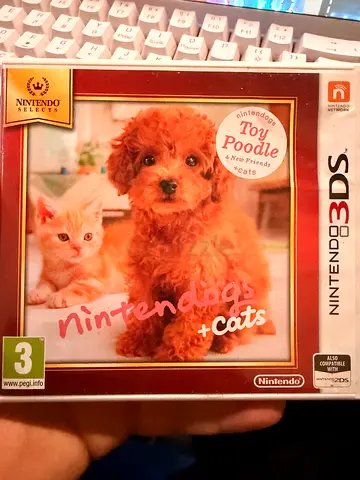 Nintendo 3DS game: Nintendogs + Cats (Toy Poodle) - Good condition