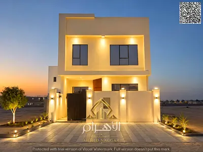 Premium finishes in Ajman | Luxurious family villa for sale | 6 master bedrooms, G+2 | Freehold | Offered at a competitive price, inclusive of registr