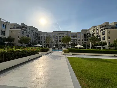 One-bedroom apartment in Maryam Island, Sharjah. Ground floor, with gym, pool, parking and garden a