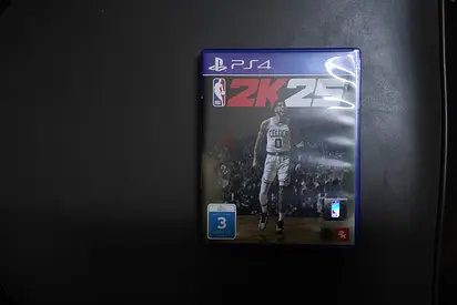 PS4 NBA 2K25 game - disc in case, good condition