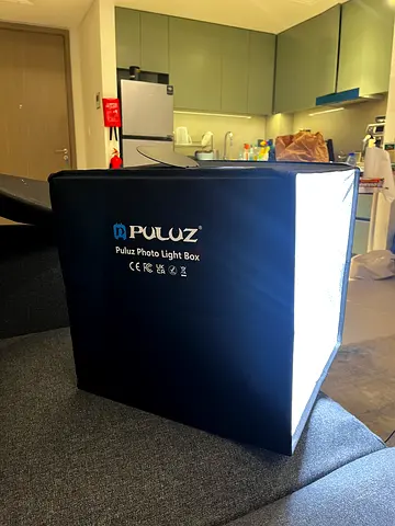 PULUZ 40cm Portable LED Photo Studio Light Box (Dimmable / Multi-Angle Hatch)