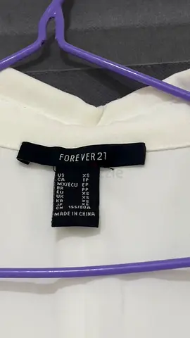 Forever 21 white blouse top - size XS