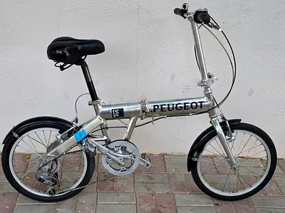 Peugeot aluminium folding bicycle 18inc Delivery available