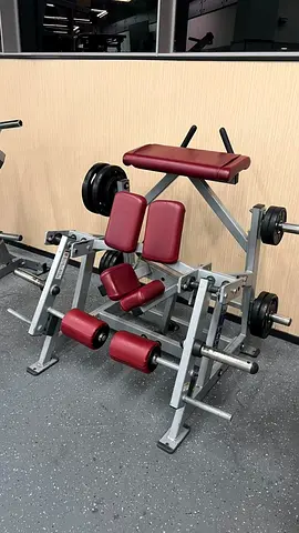 Commercial Preacher Curl and Leg Extension Combo Machine - Good Condition