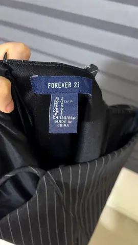 Forever 21 black pinstripe blazer/jacket - size S (women)