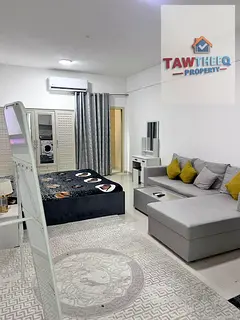 Brand New Furnished Studio with Balcony for Monthly Rent in Al Rashidiya 1, Ajman