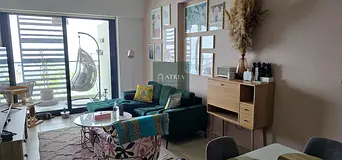 Furnished 1BR | Balcony | Pool & City Views