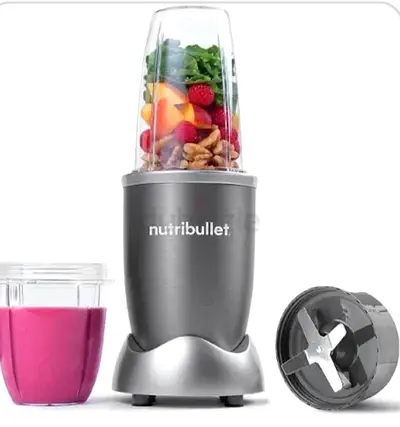 NutriBullet Personal Blender with Cups and Blade - Grey 2 cups