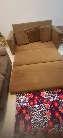 Sofa cum Bed with Cushions - ok Condition