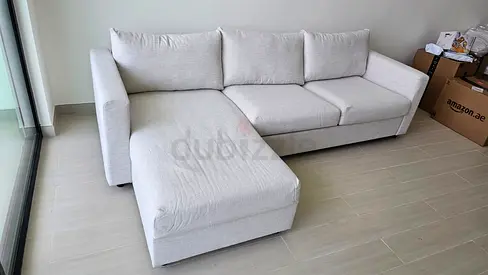 Ikea vimle L shape sofa bed with mattress